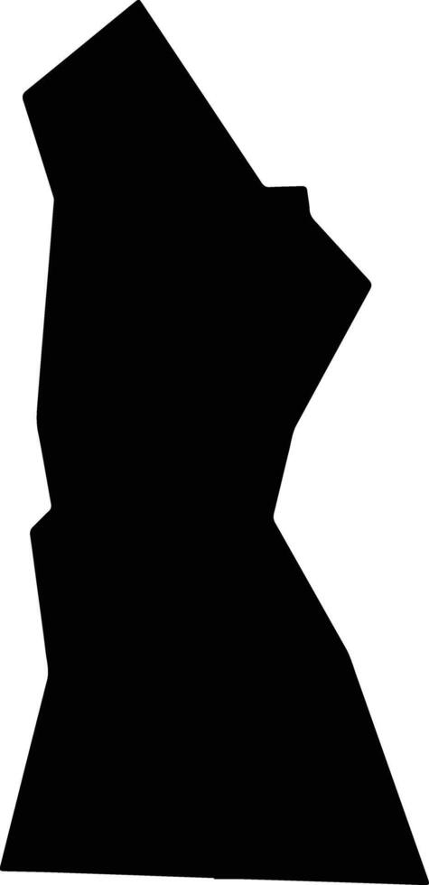 Aj Jabalain Sudan silhouette map vector
