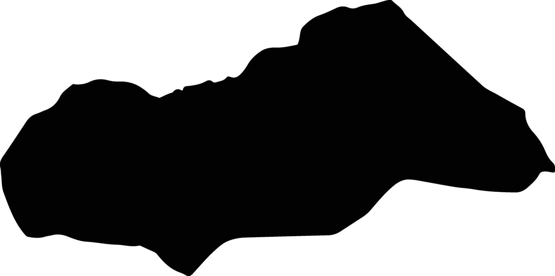 Ajuterique Honduras silhouette map vector