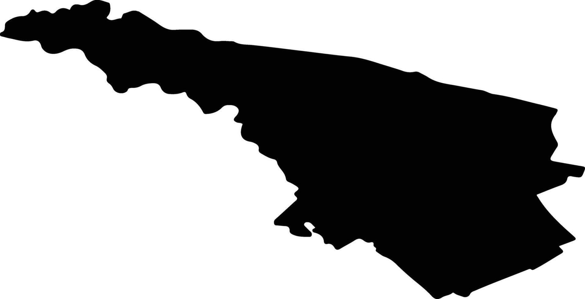 Akhtubinsky District Russia silhouette map vector