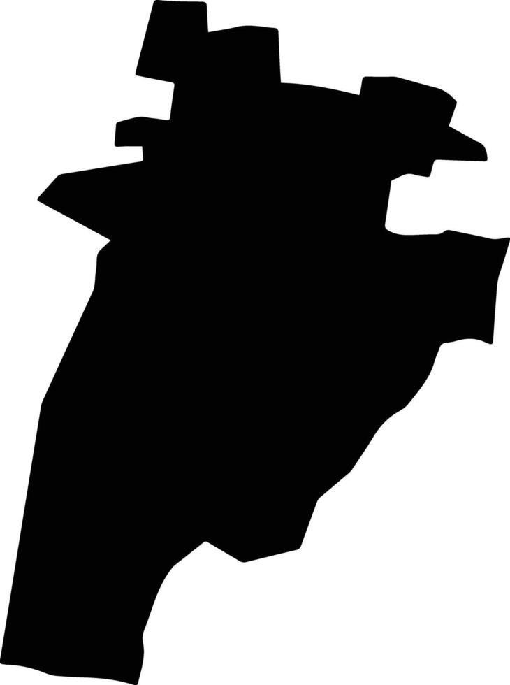 Akil Mexico silhouette map vector