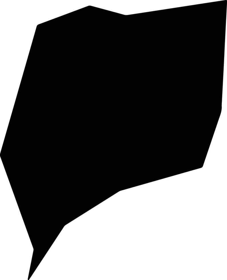 Akoursos Cyprus silhouette map vector