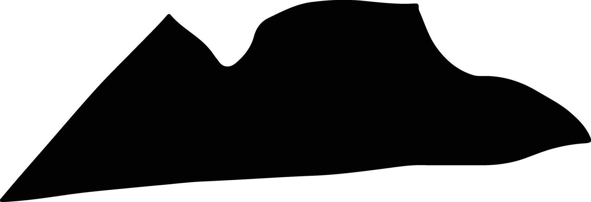Al Abr Yemen silhouette map vector