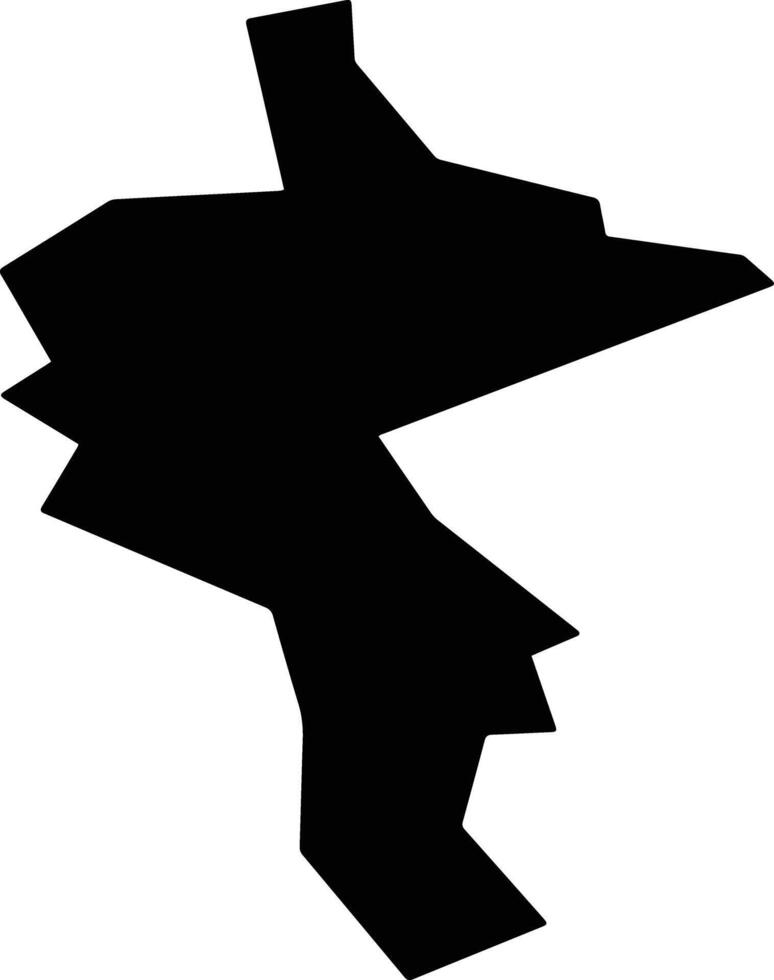 Al Ahram Egypt silhouette map vector