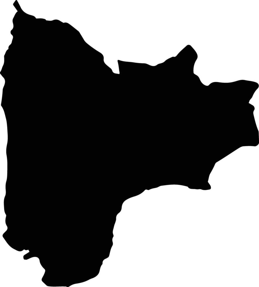 Al Aqiq Saudi Arabia silhouette map vector