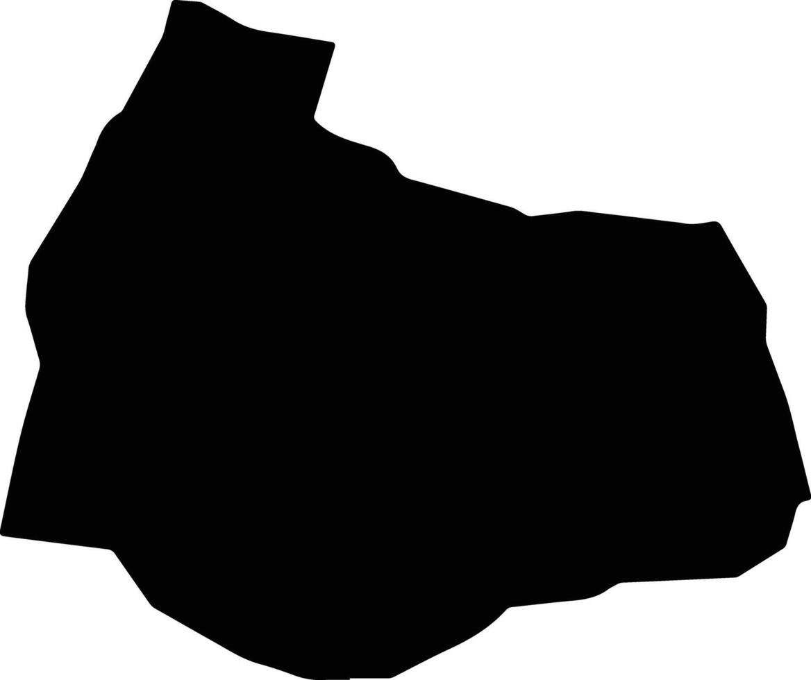 Al Azariq Yemen silhouette map vector