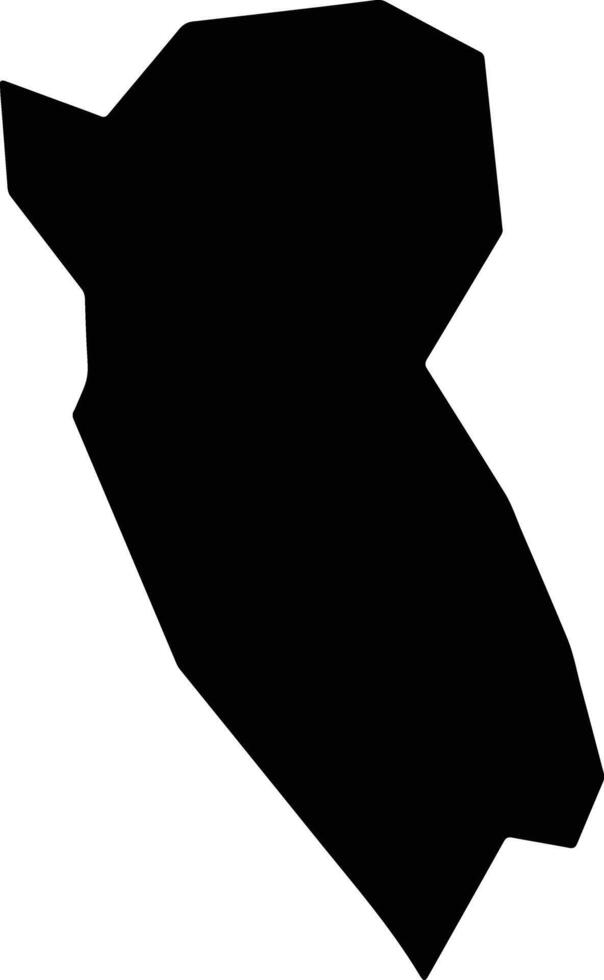 Al Firdous Sudan silhouette map vector