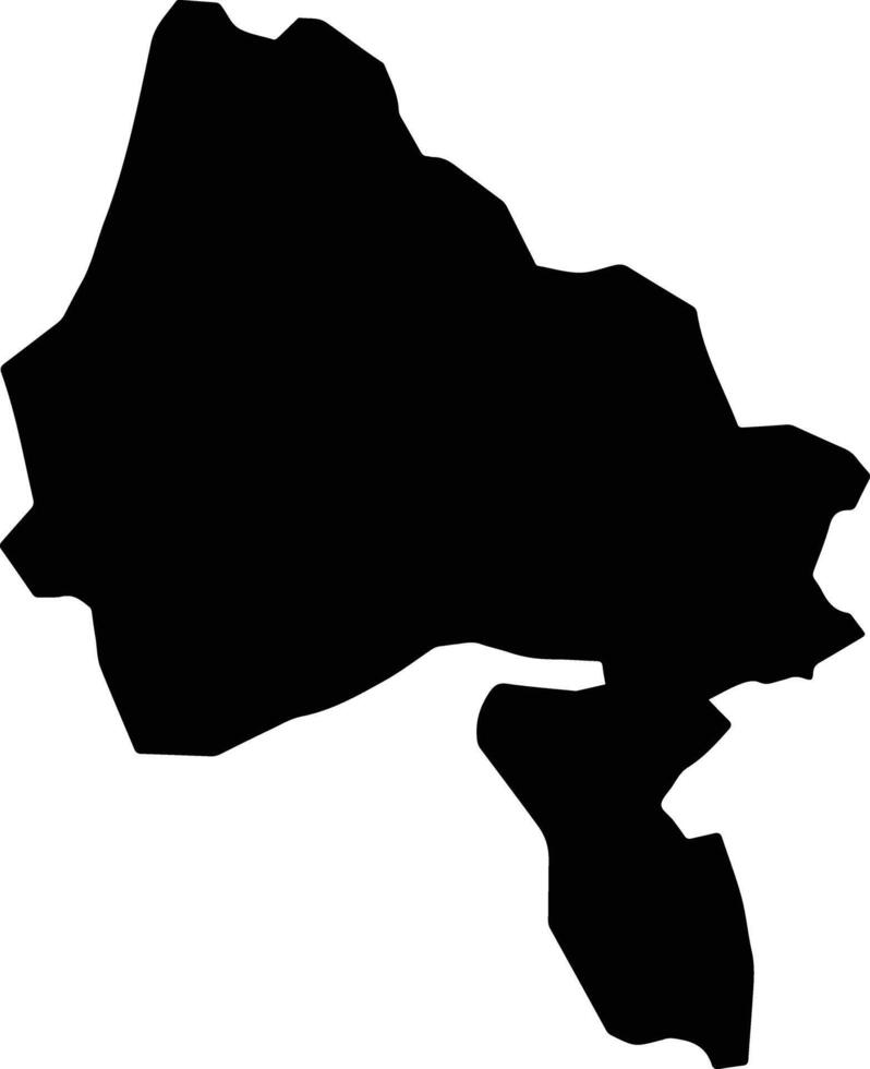 Al Harth Saudi Arabia silhouette map vector