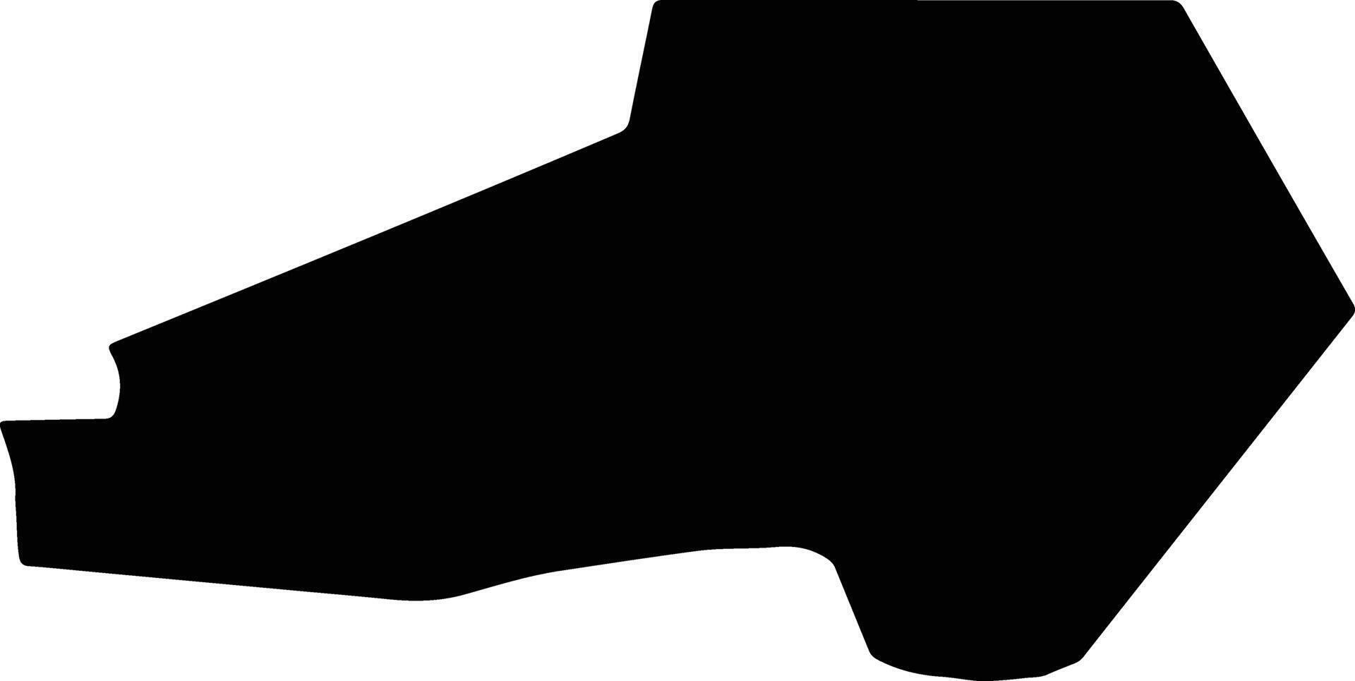 Al Hasna Egypt silhouette map vector
