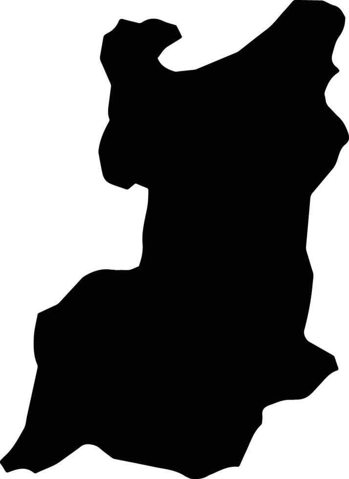 Al Haymah Al Kharijiyah Yemen silhouette map vector
