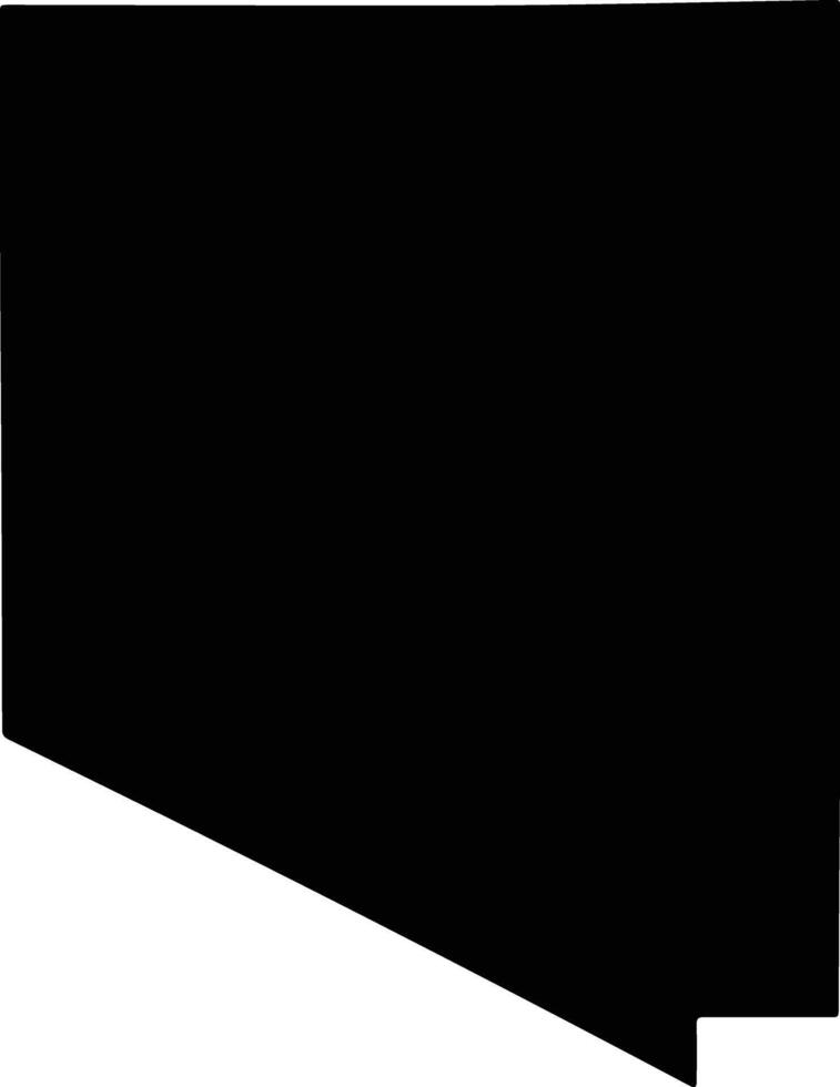 Al Kufrah Libya silhouette map vector