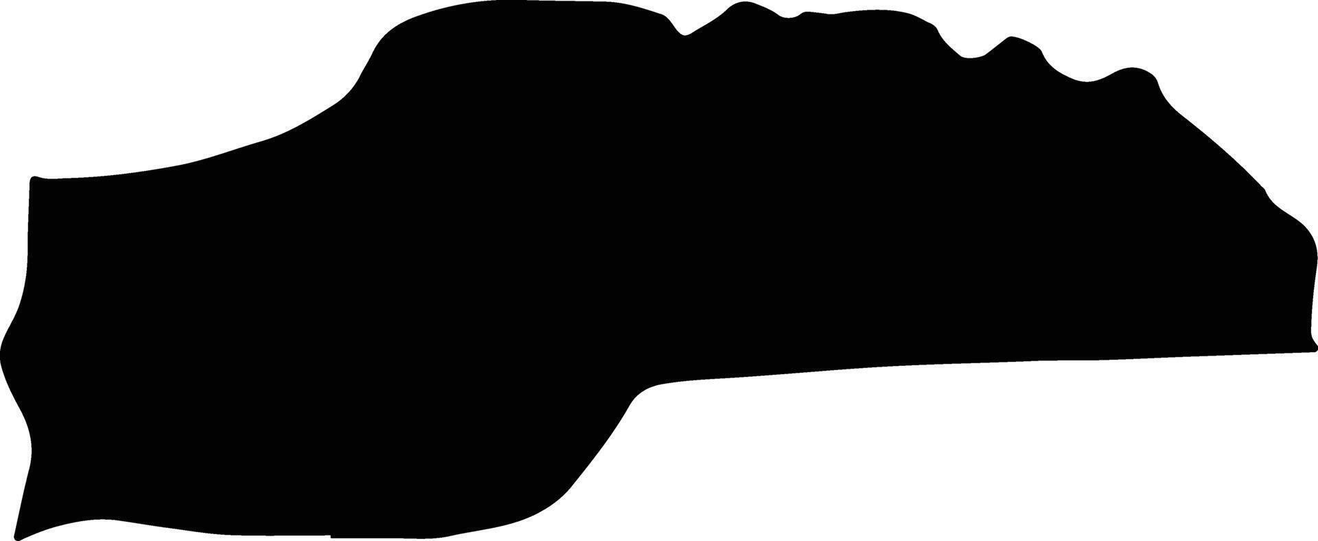 Al Mahfad Yemen silhouette map vector