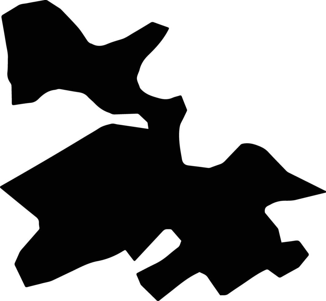 Al Mahmudiyya Egypt silhouette map vector