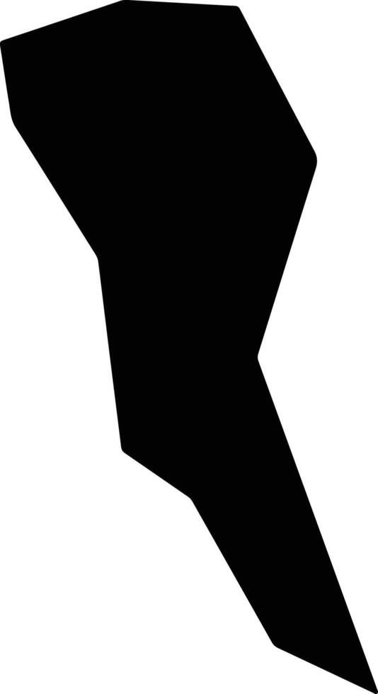 Al Qahirah Yemen silhouette map vector