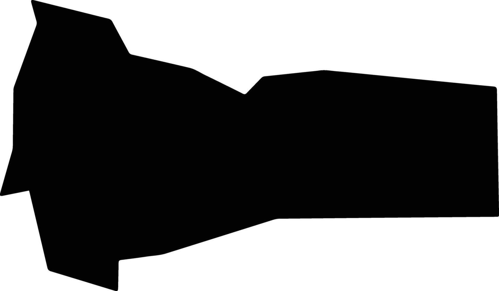 Al Tibbin Egypt silhouette map vector