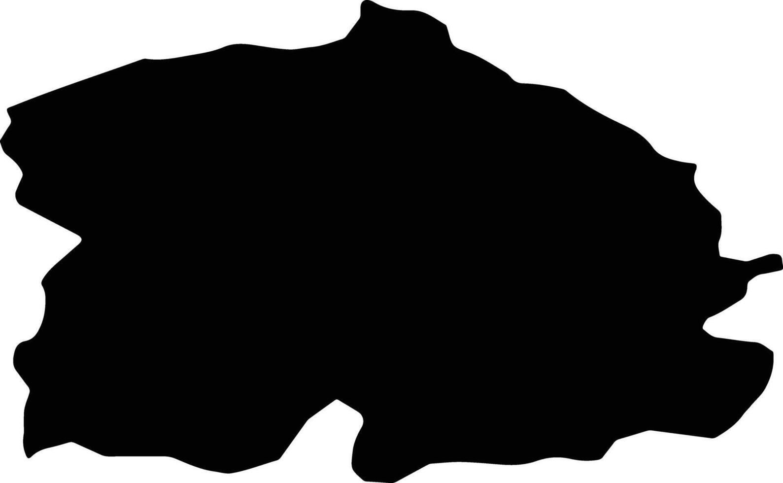 Alaca Turkey silhouette map vector