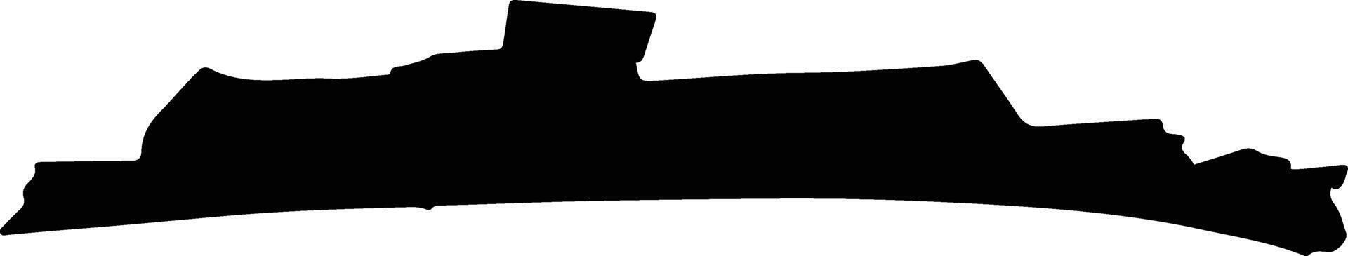 Alaj Estonia silhouette map vector