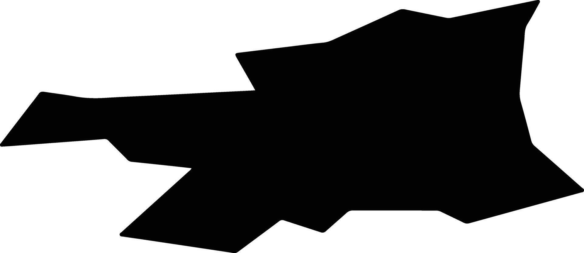 Alatyr Russia silhouette map vector