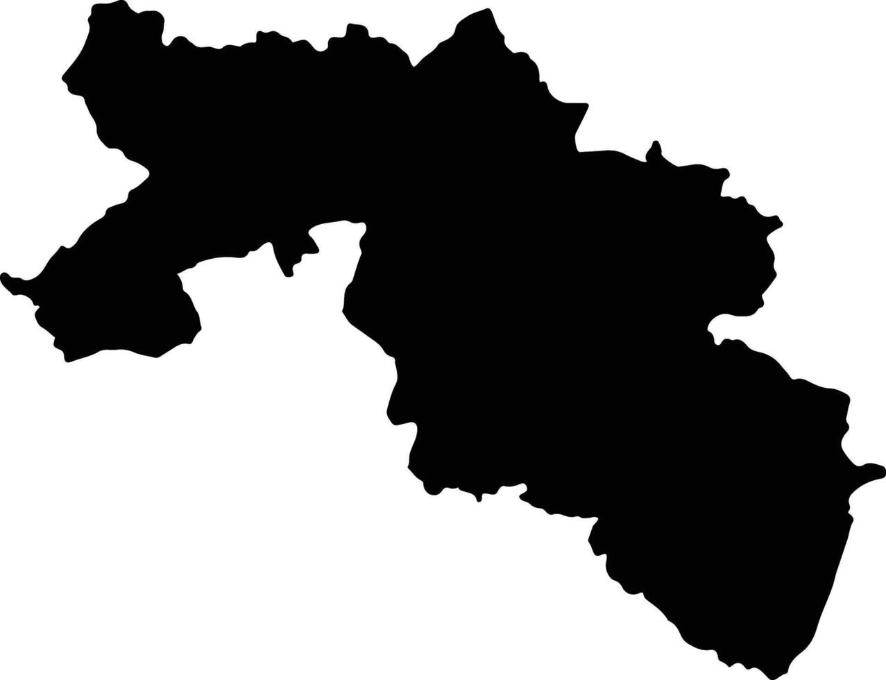 Alausi Ecuador silhouette map vector