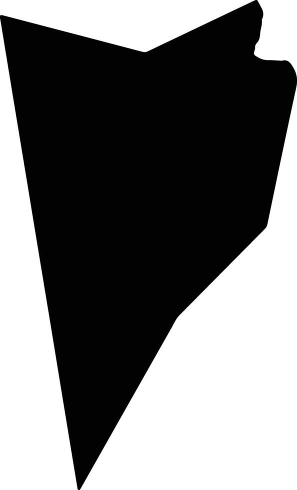Albina Suriname silhouette map vector