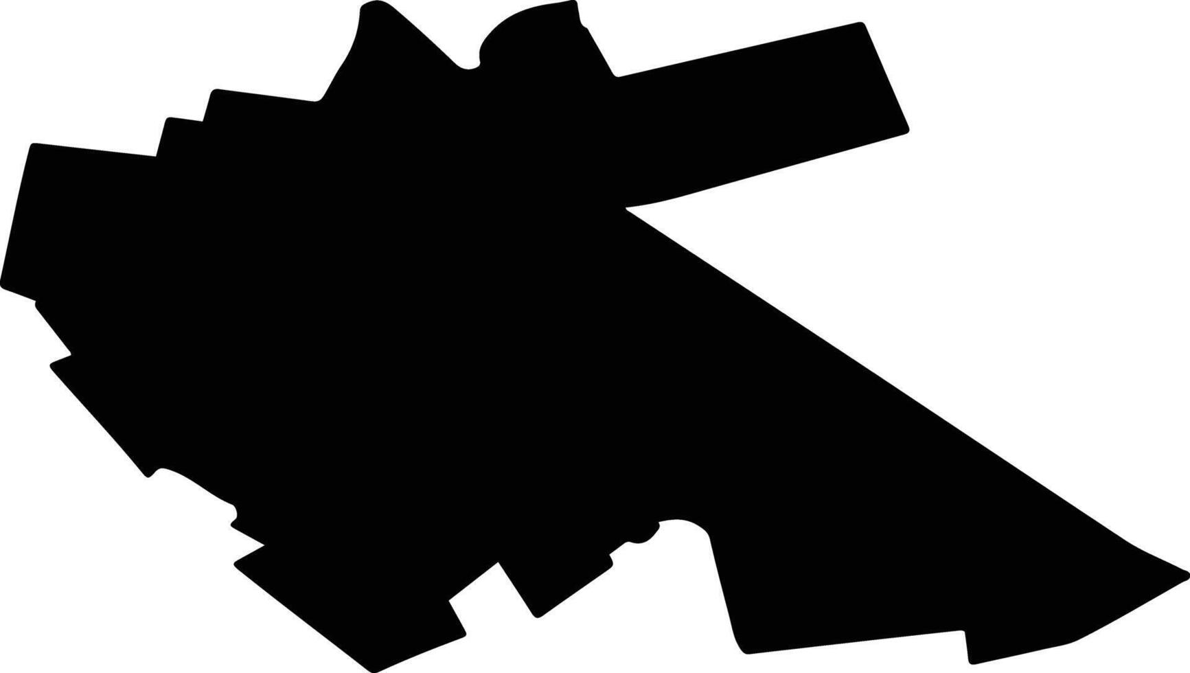 ALBESTI PALEOLOGU Romania silhouette map vector
