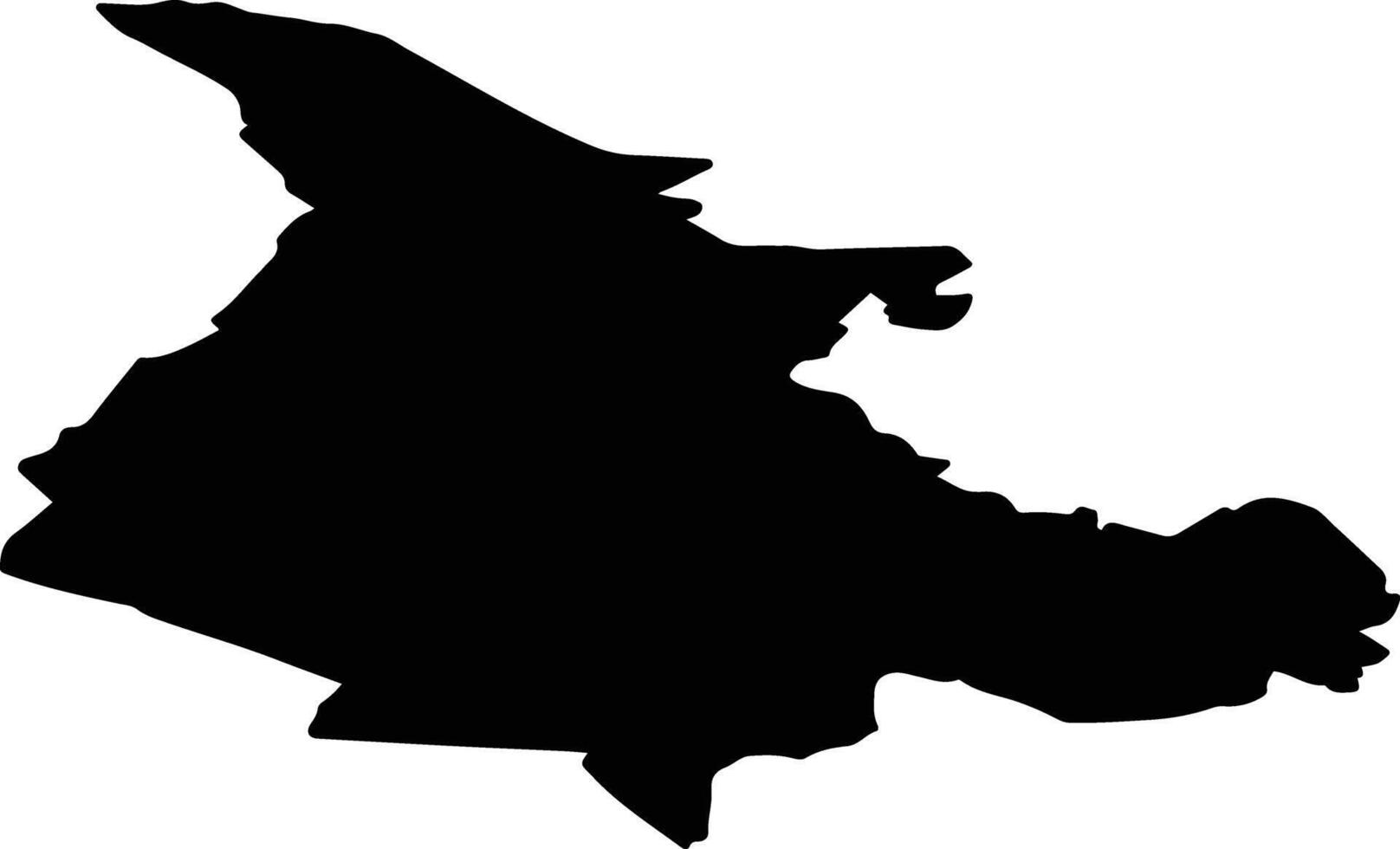 Albu vald Estonia silhouette map vector