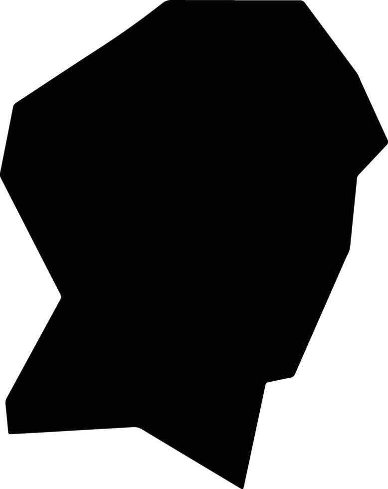Alcantil Brazil silhouette map vector