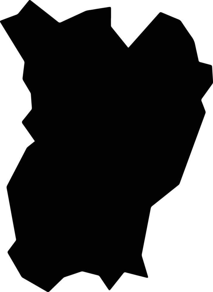 Alegre Brazil silhouette map vector
