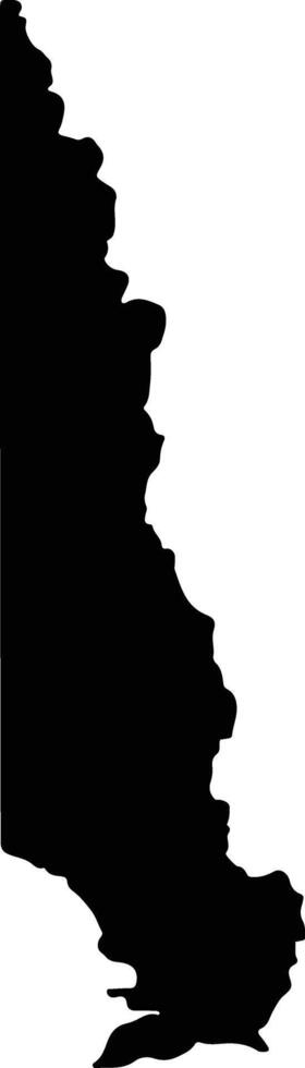 Alenquer Brazil silhouette map vector