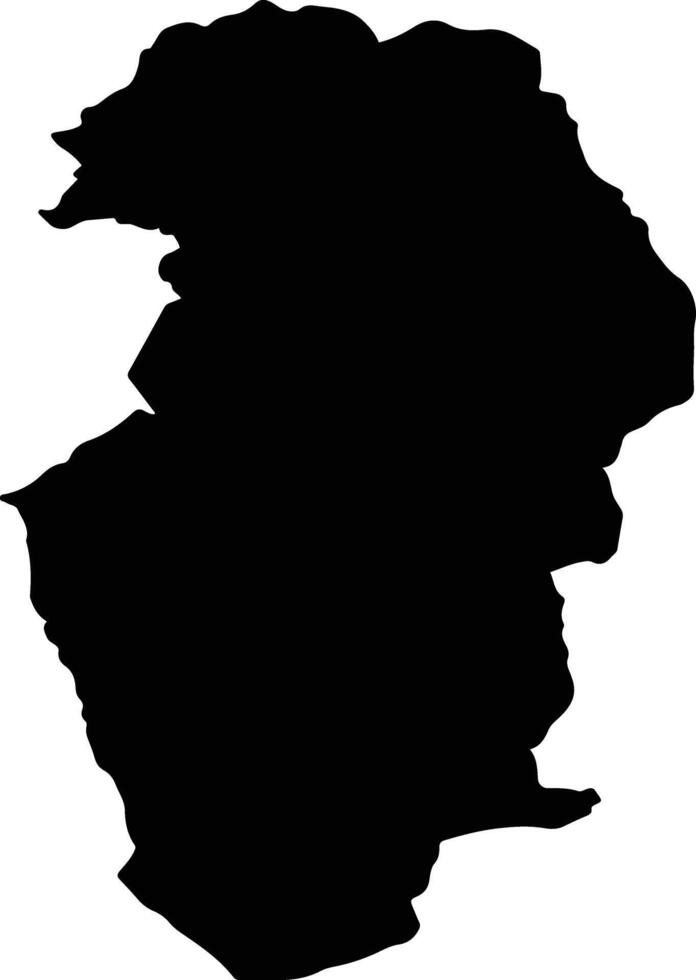 ALEXANDRU CEL BUN Romania silhouette map vector
