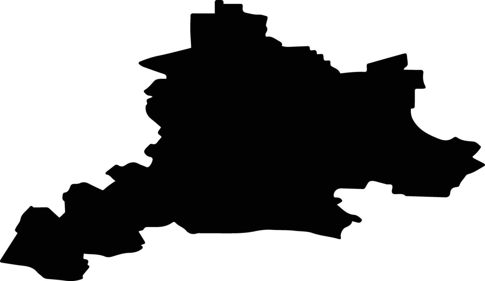 Alexeyevsky District Russia silhouette map vector
