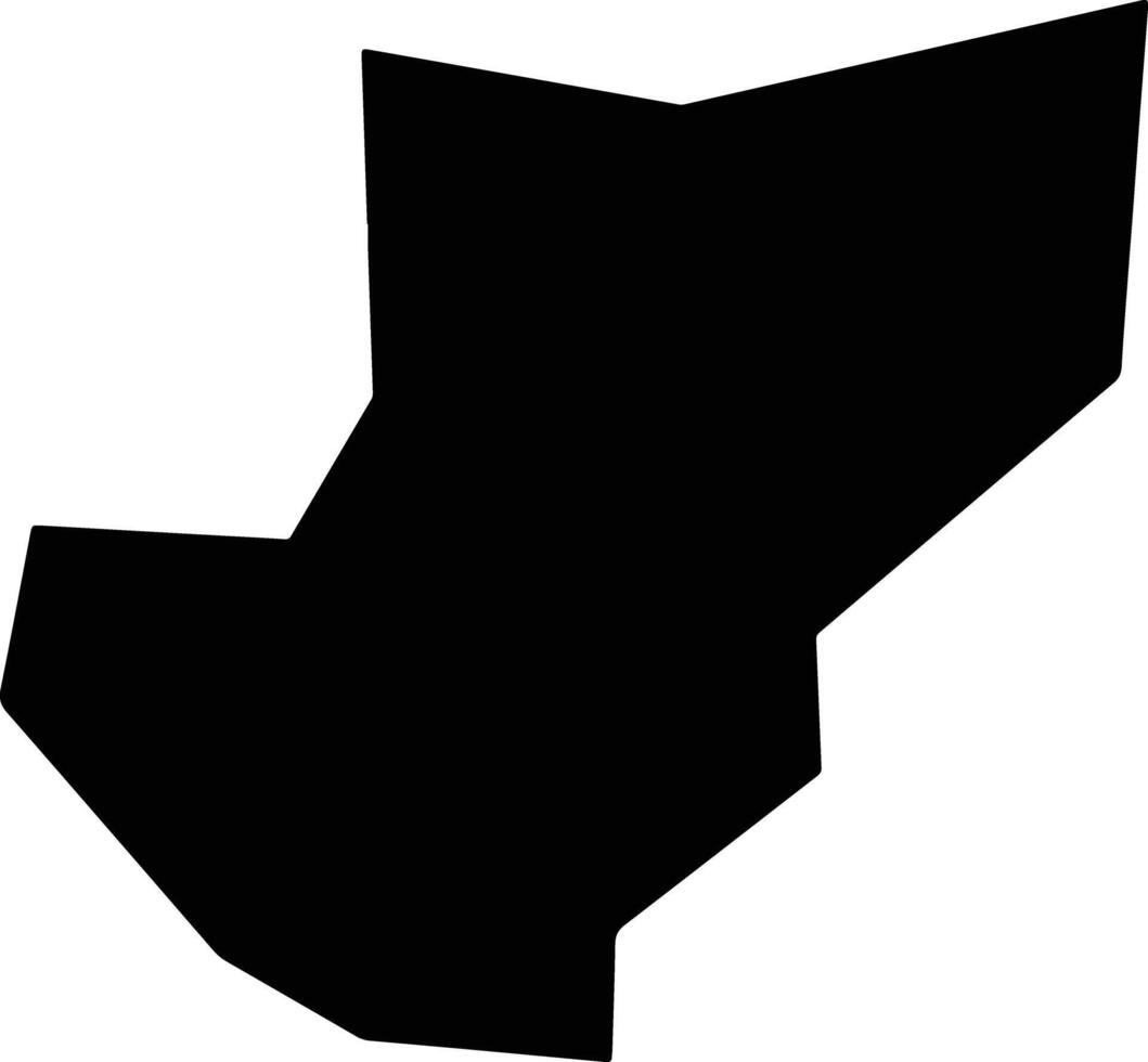 Alfredo Marcondes Brazil silhouette map vector