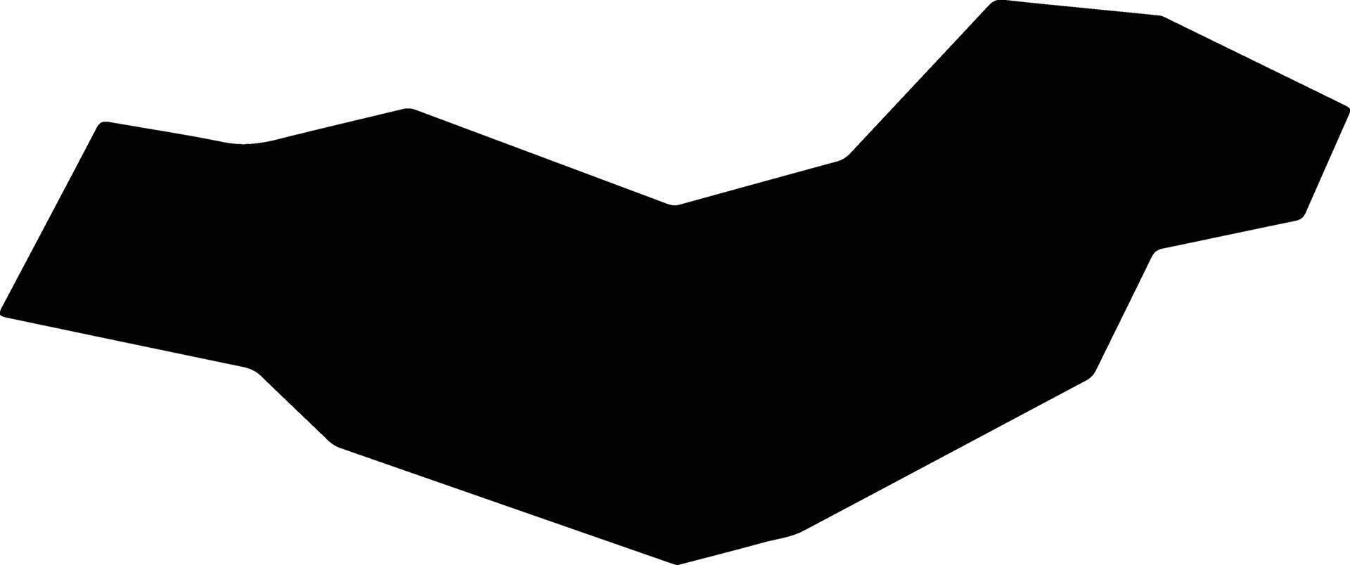 Alfredo Vasconcelos Brazil silhouette map vector