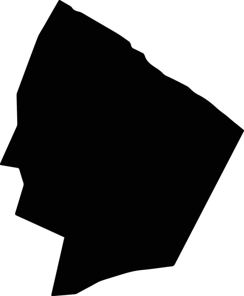 Ali Al Gharbi Iraq silhouette map vector