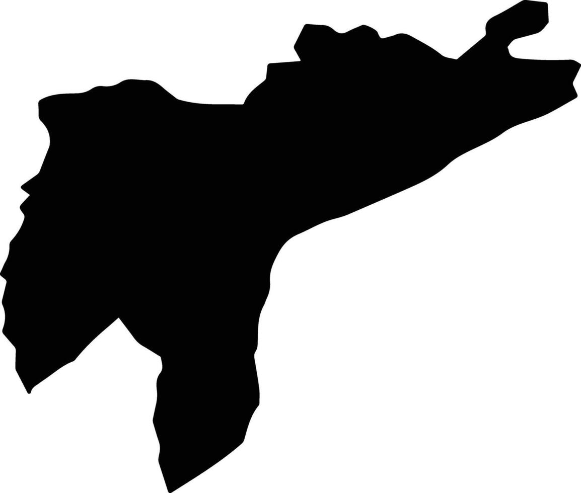 Aljun Jordan silhouette map vector
