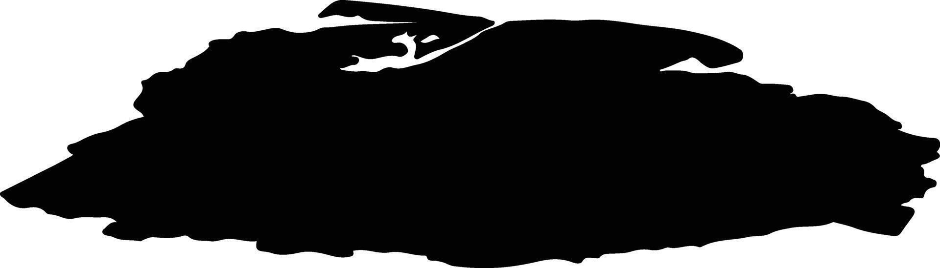Allaikhovsky Ulus Russia silhouette map vector