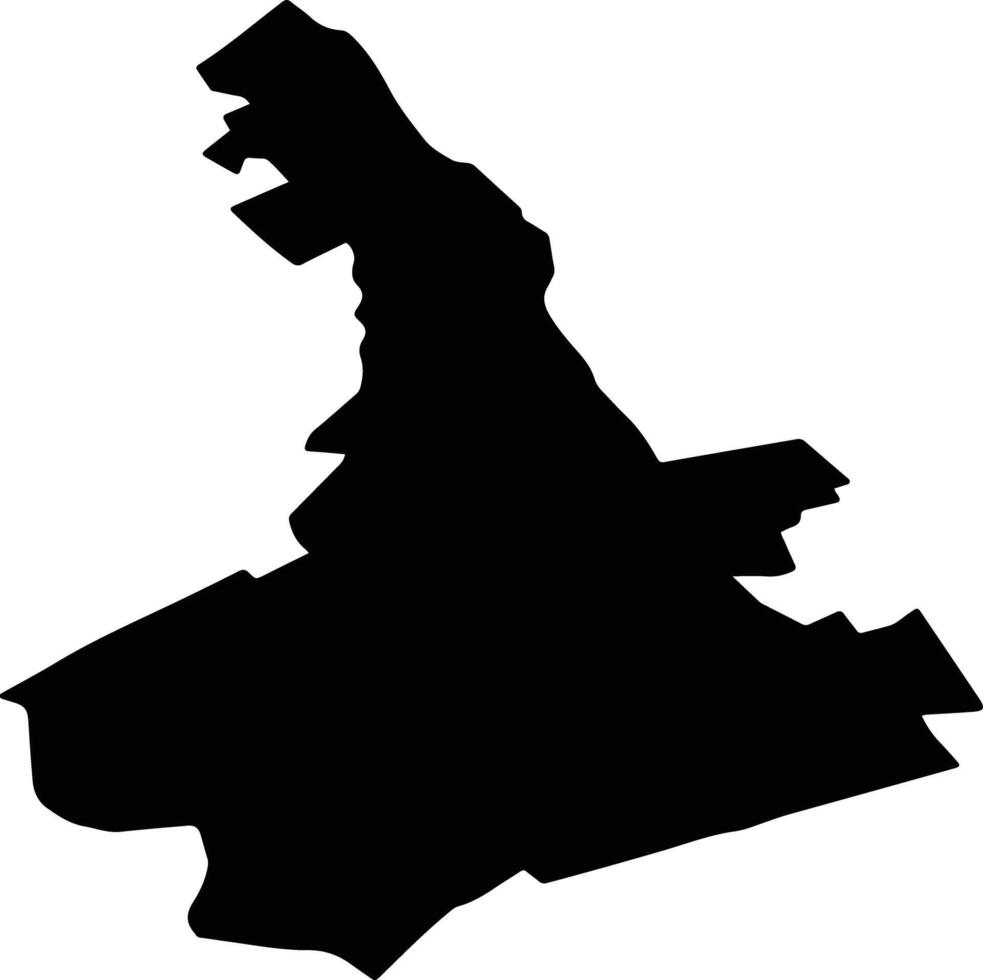 ALMAJ Romania silhouette map vector