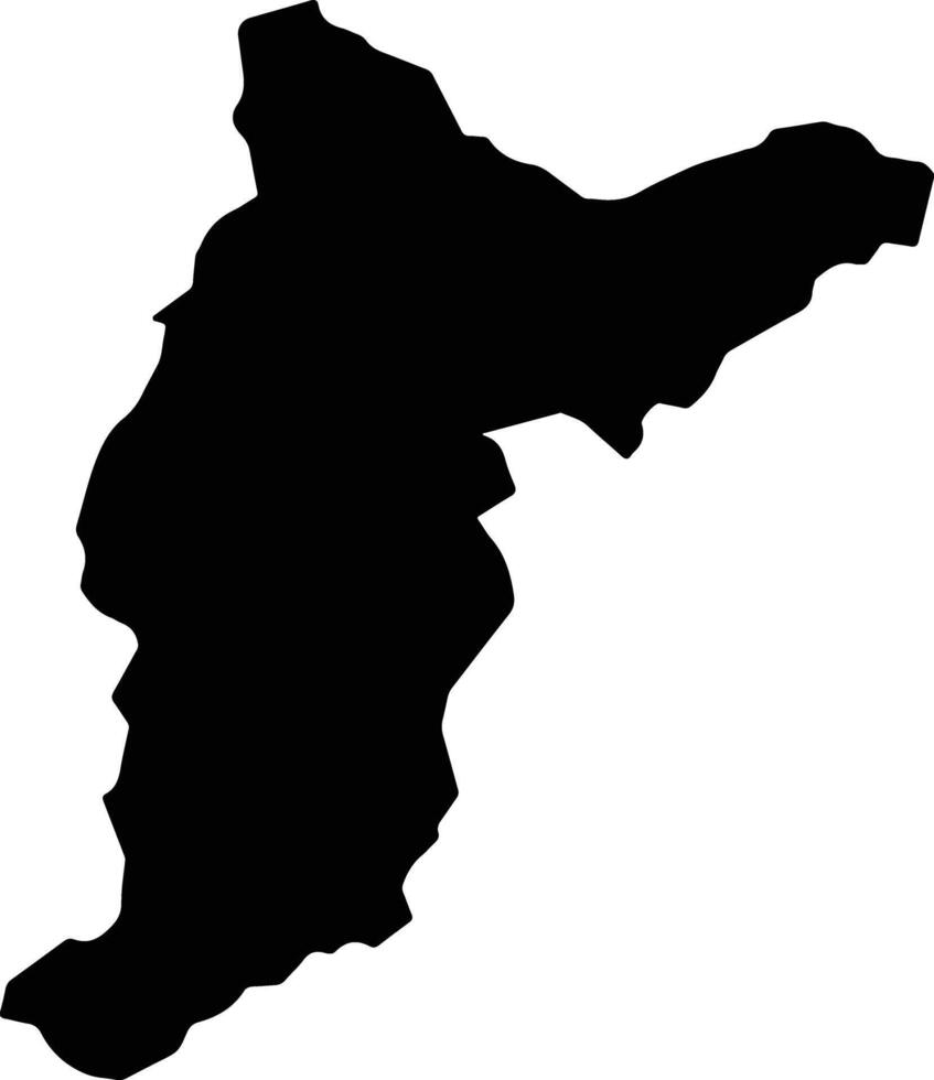 Almas Brazil silhouette map vector