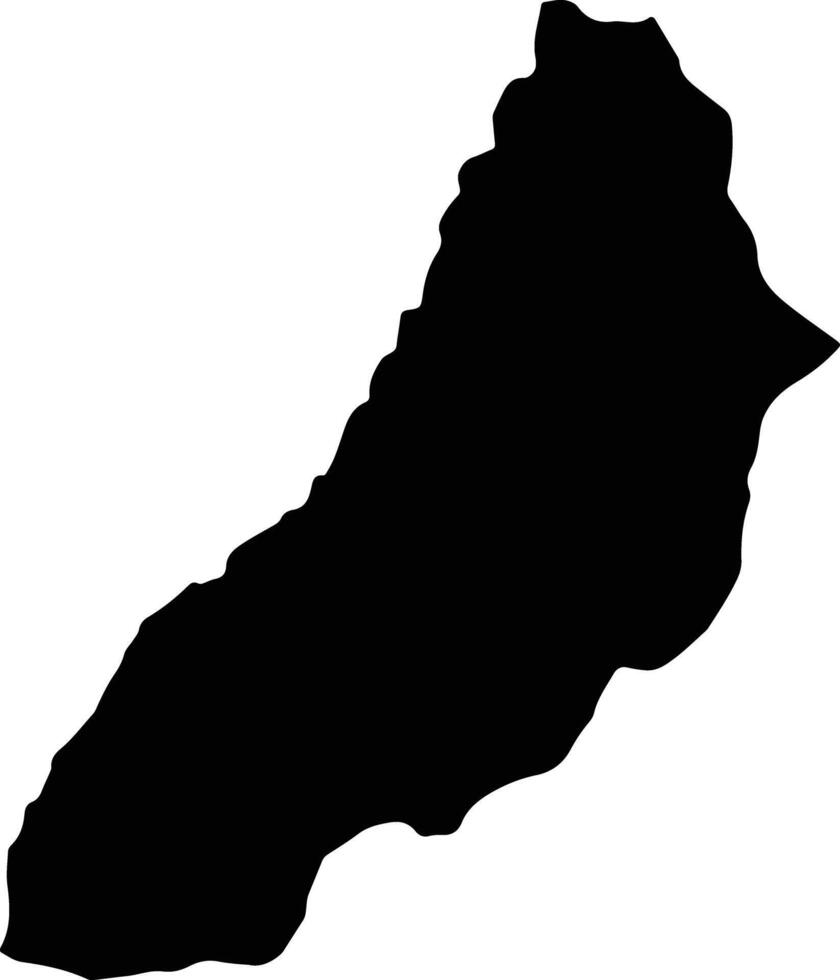 Almeida Colombia silhouette map vector