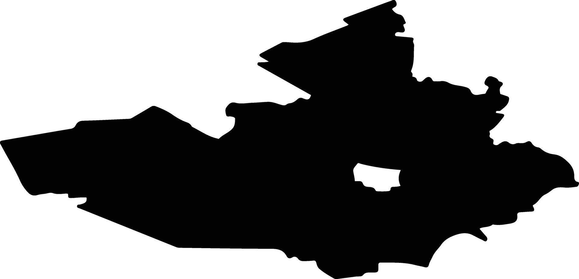 Alojas pag Latvia silhouette map vector