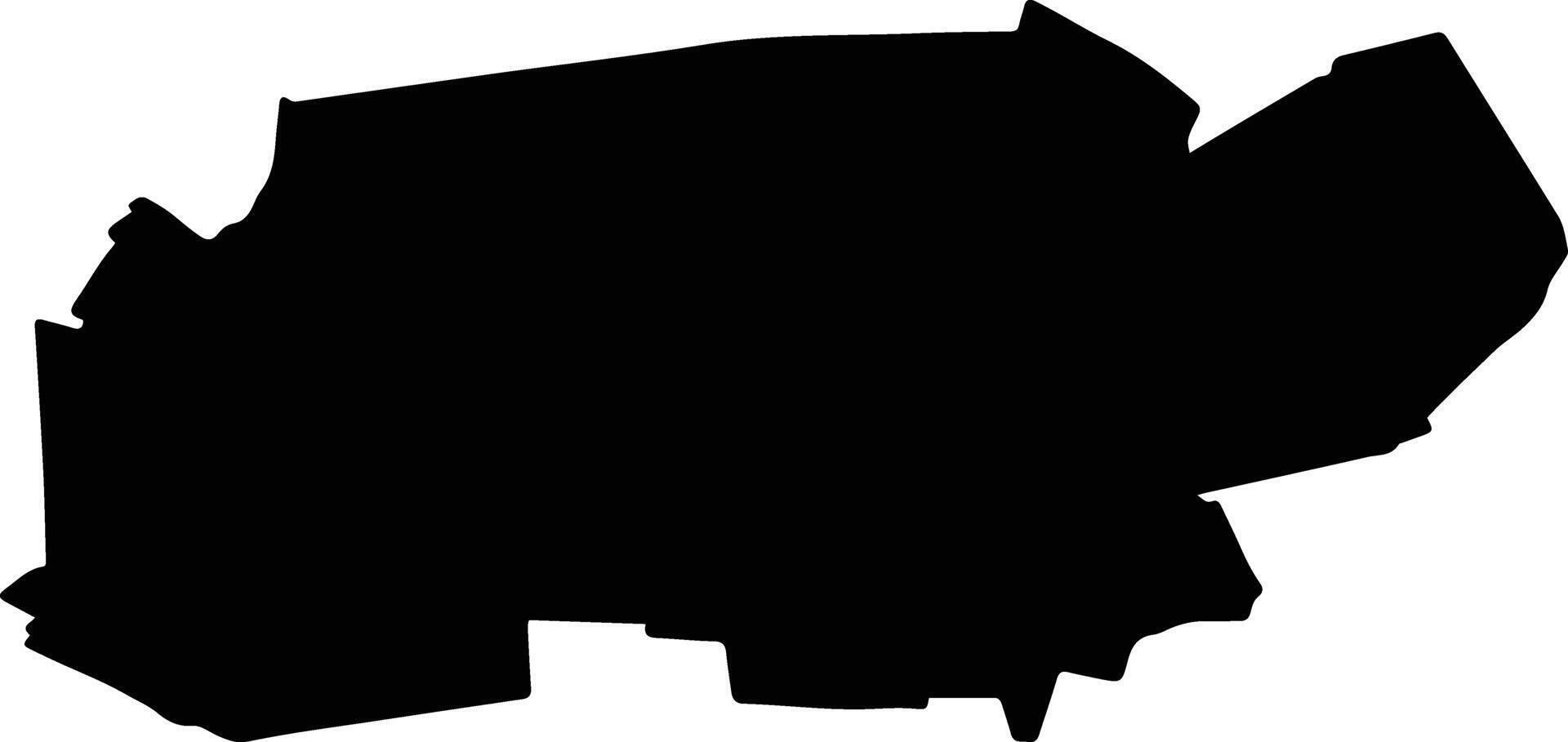 Alphen aan den Rijn Netherlands silhouette map vector