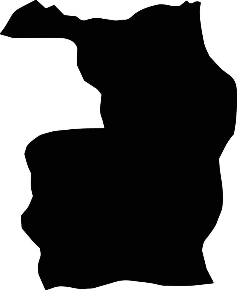 Alpu Turkey silhouette map vector