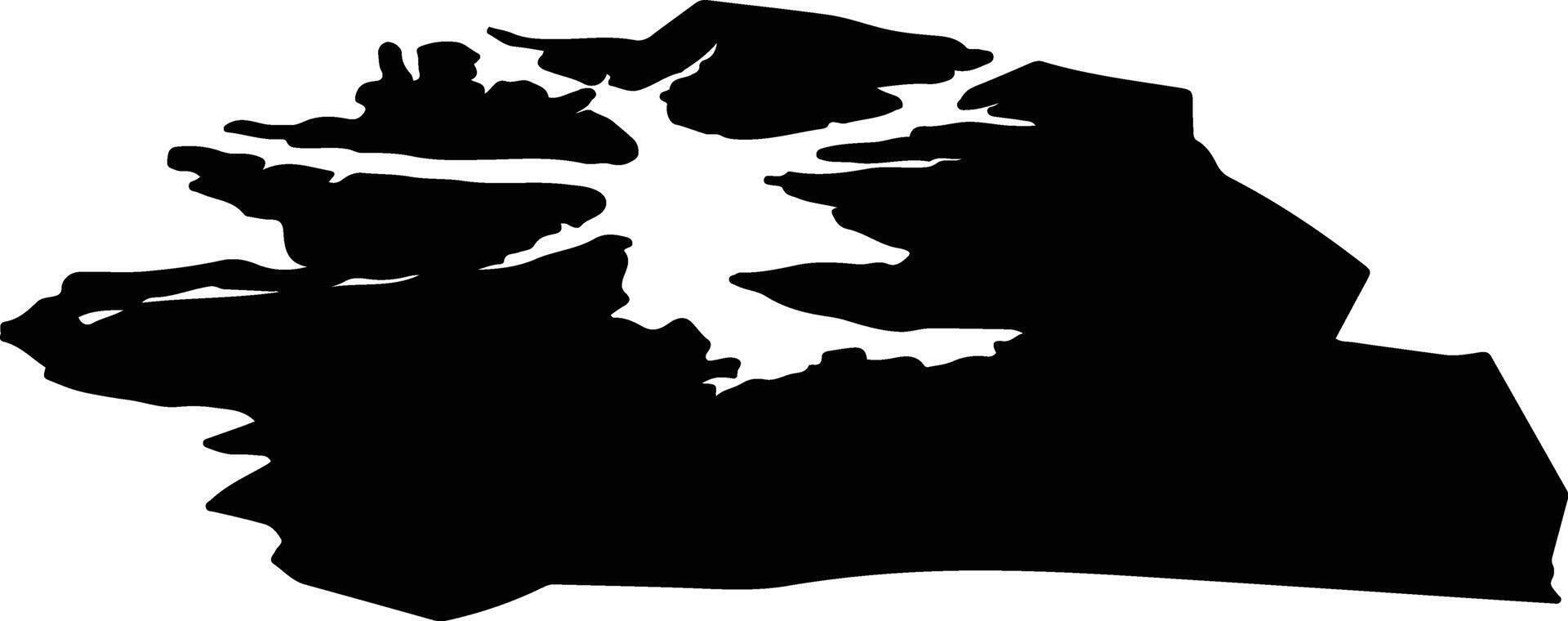 Alta nor Norway silhouette map vector