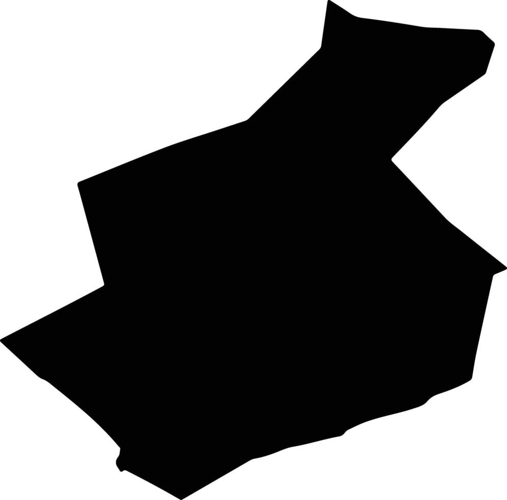 Altanshiree Mongolia silhouette map vector