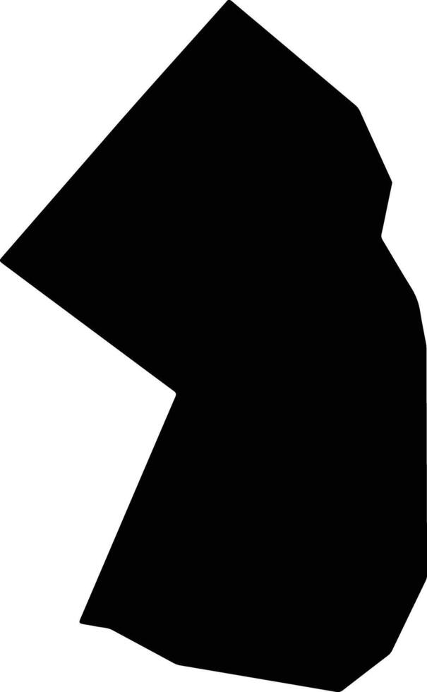 Alto Piquiri Brazil silhouette map vector
