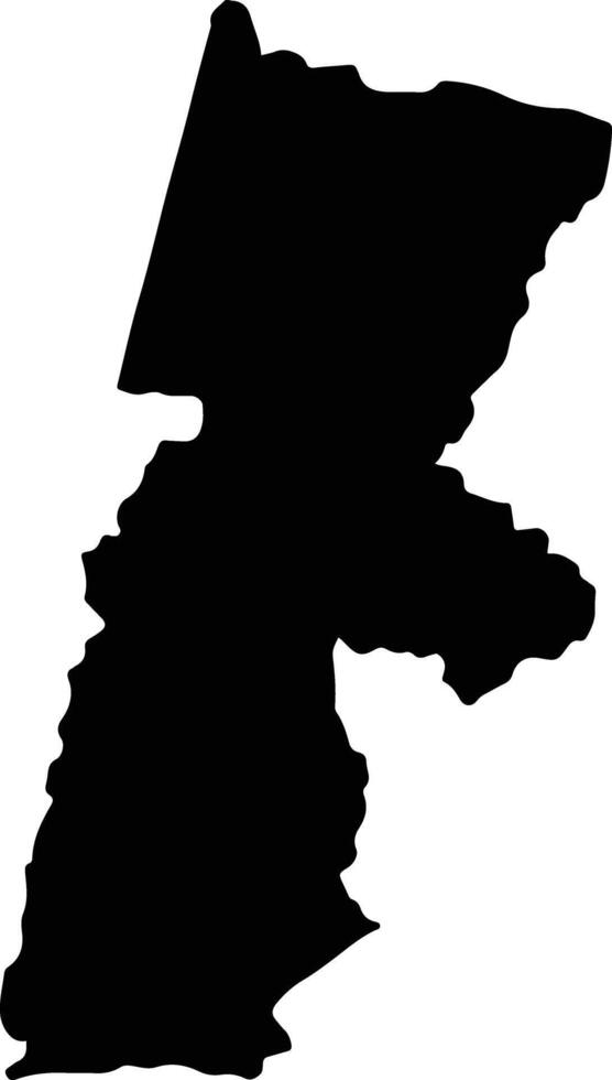 Alva Jamaica silhouette map vector