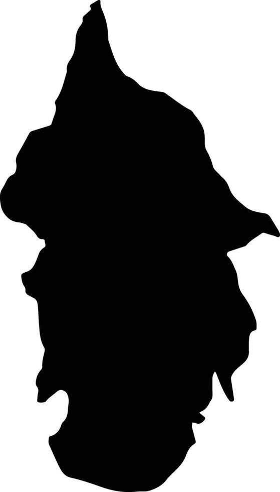 Alvarado Costa Rica silhouette map vector
