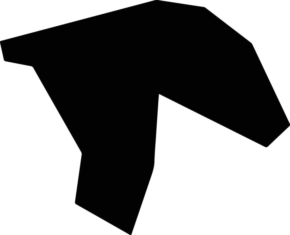 Ama Japan silhouette map vector