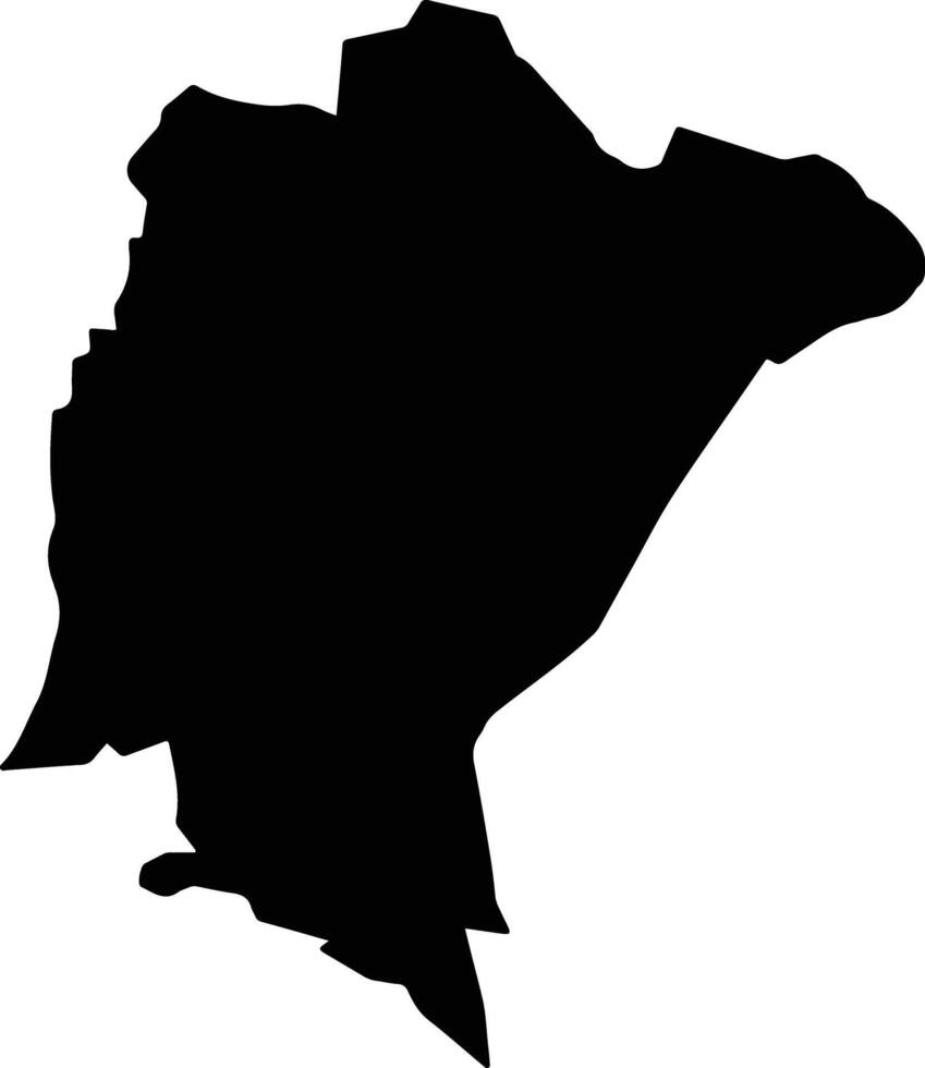 Amacueca Mexico silhouette map vector