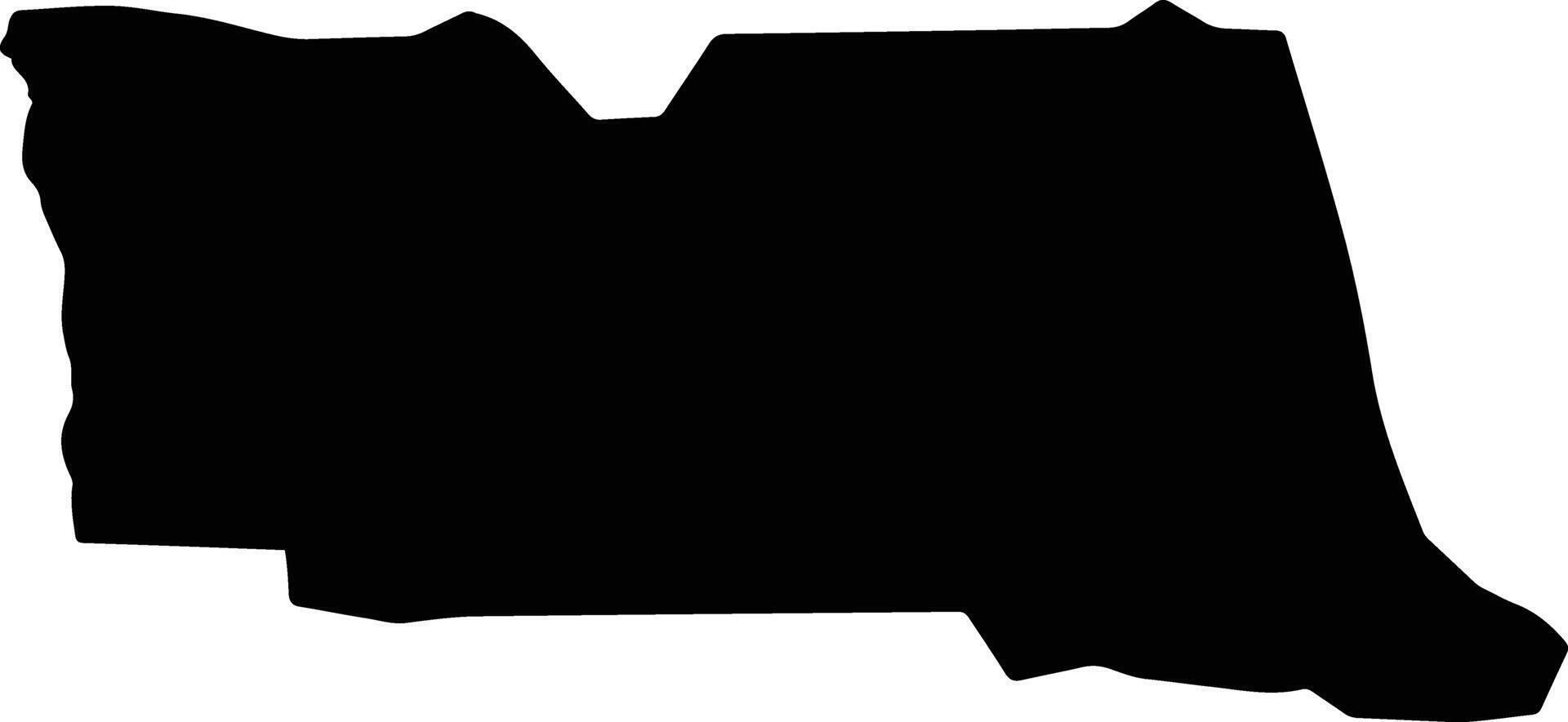 Amada Gaza Central African Repu silhouette map vector