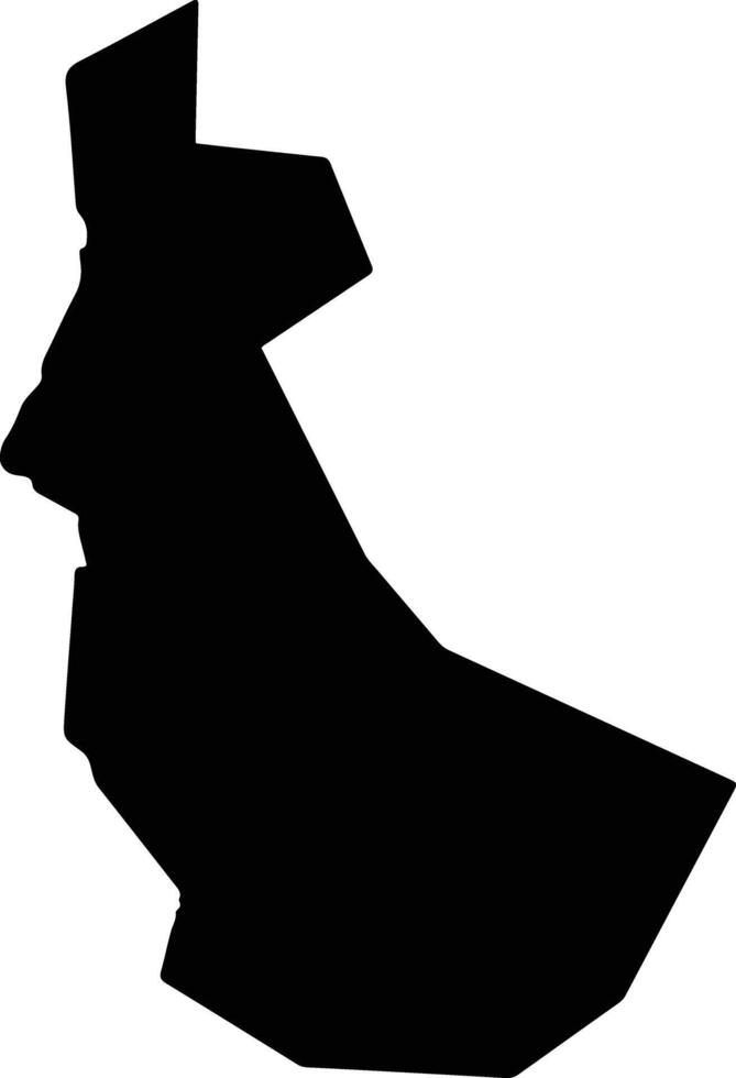 Amagi Japan silhouette map vector